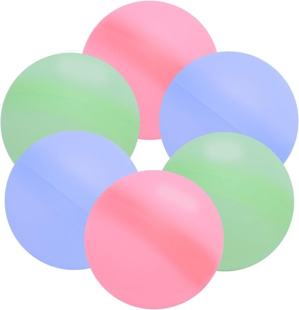 6Pcs Reusable Silicone Balls, Soft Silicone Balls for Dog Swimming Pools, Accompany Pets for Outdoor Sports, Separable Water Bullets